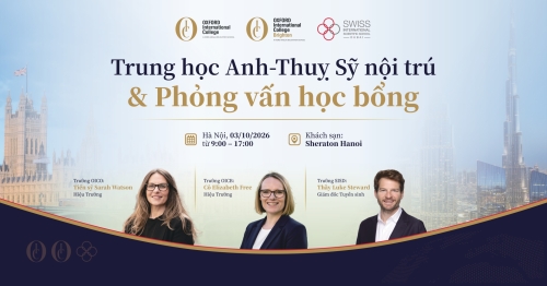 HỌC BỔNG LÊN ĐẾN 50% HỌC PHÍ – CƠ HỘI GẶP TRỰC TIẾP BAN GIÁM HIỆU OIC TẠI HÀ NỘI